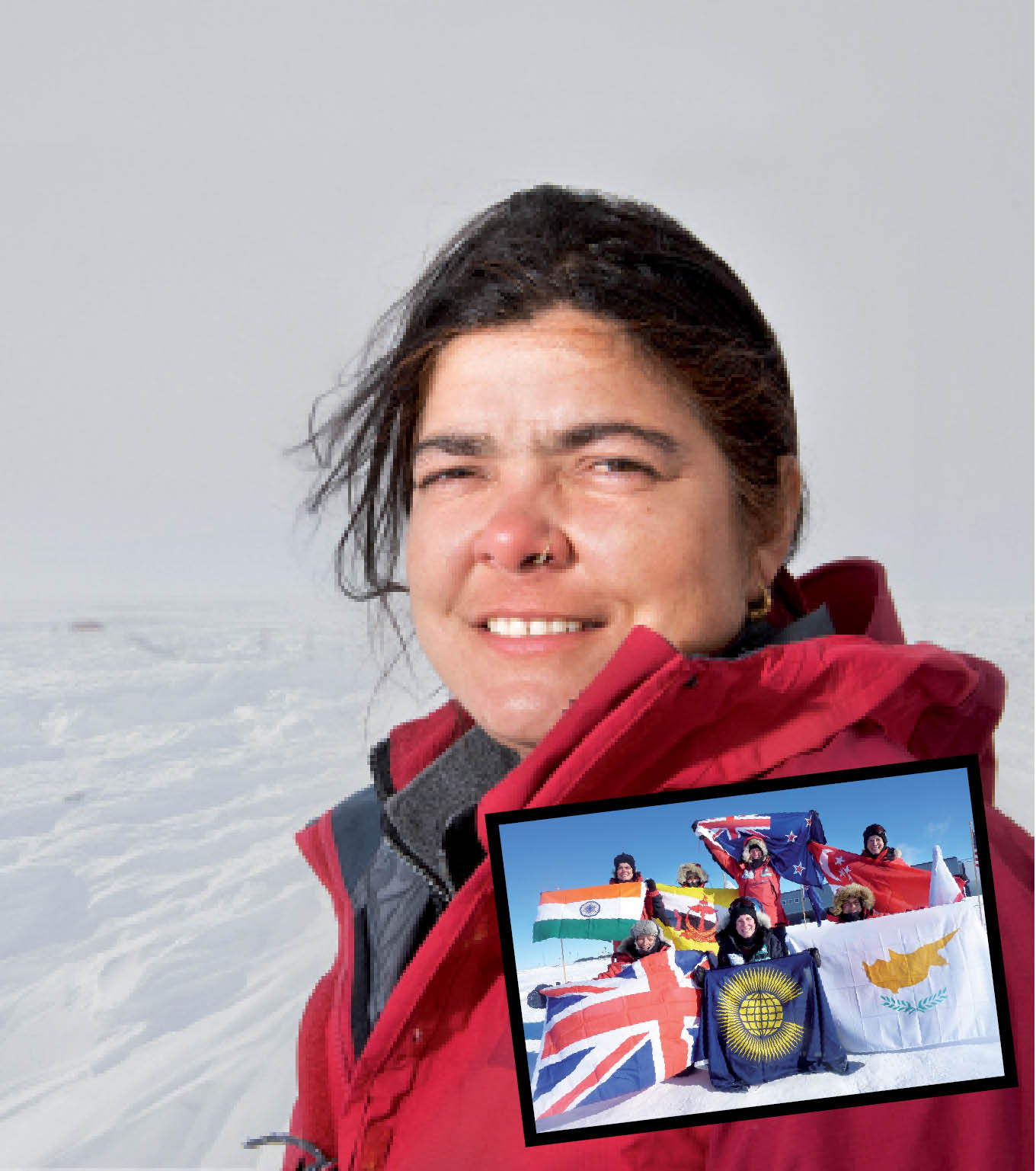 Skiing to the South Pole